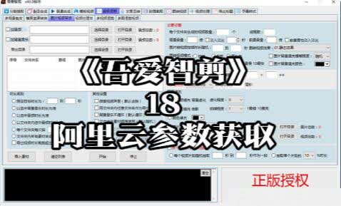 《吾爱智剪》18-阿里云参数获取