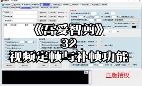 《吾爱智剪》32-视频定帧与补帧功能[吾爱神器]
