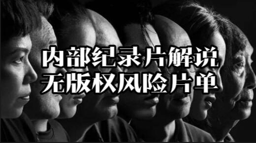 【029】：内部纪录片解说无版权风险流量加持片单[吾爱神器]