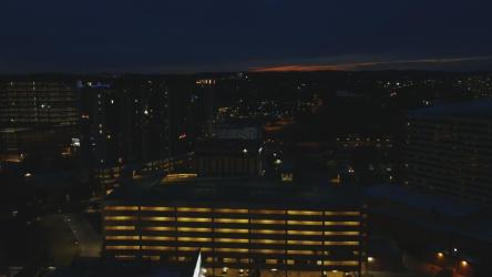 View from above to some buildings at night[免费商用]