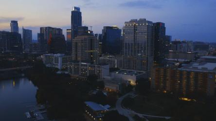 River of a great city from above[免费商用]