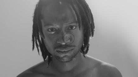 一个悲伤和痛苦的人的脸[免费商用]