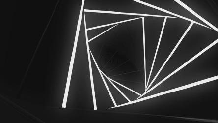 三角形隧道点亮[4K]