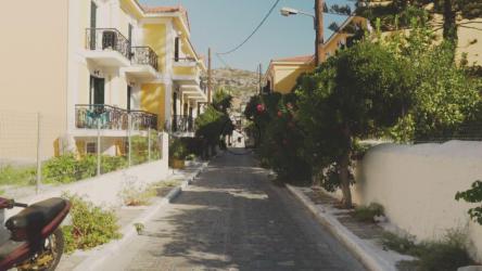 海滨小镇的街道[免费商用]