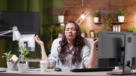 商业企业家女性沉思[]