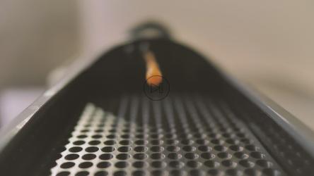 咖啡机供应咖啡，俯瞰[免费商用]