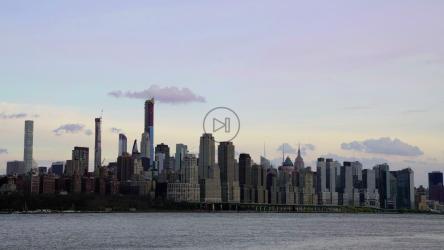 纽约上空乌云密布[4K]