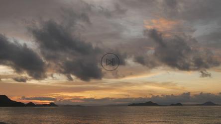 日落时天空中的颜色[4K]