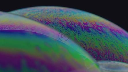 肥皂泡中抽象的形状和颜色[免费商用]