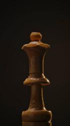 国际象棋的白皇后慢慢旋转[免费商用竖屏]