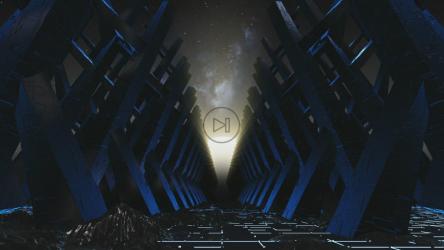 太空中抽象世界的视频循环[]