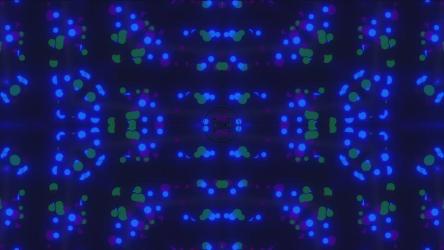 Abstract movement of colored lights in a prism[]