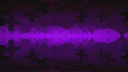 墓地和吸血鬼的3D抽象场景[]