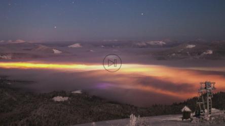 美丽的自然银河景观[4K]