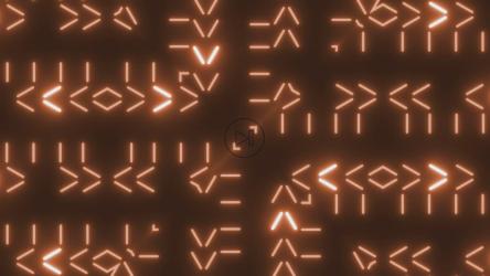 棱镜中的小光线序列[4K]