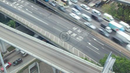 香港天桥交通繁忙[4K]