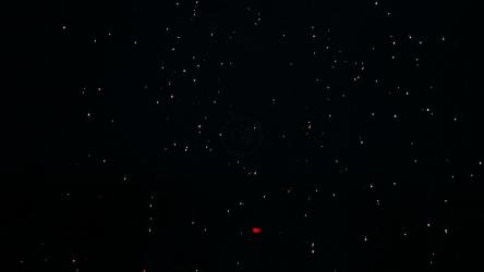 烟花在夜空中爆炸[]