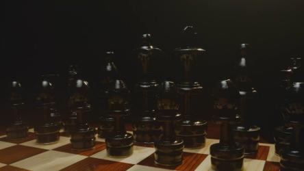 木制棋盘在近距离反向射击[免费商用]