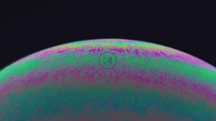 Colorful and abstract iridescent effect in a soap bubble[免费商用]