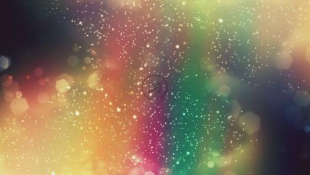 在多色背景上移动的白色粒子[免费商用]