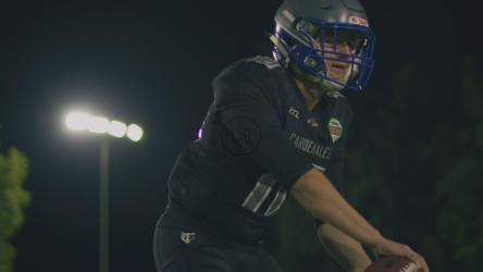 Quarterback throwing a pass[免费商用]