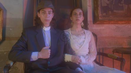 老式新婚夫妇肖像[免费商用]