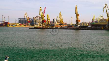 港口起重机延时[4K]