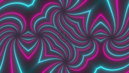Pink and blue abstract lights, Vj loop[4K]