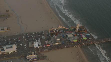 从上面看圣莫尼卡码头[4K]