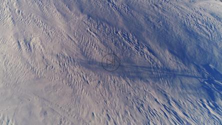 白色雪纹理，航拍[4K]