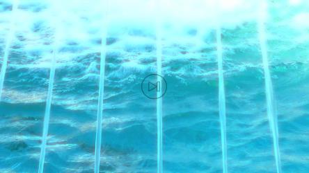 喷泉中的喷射物搅动着水[]