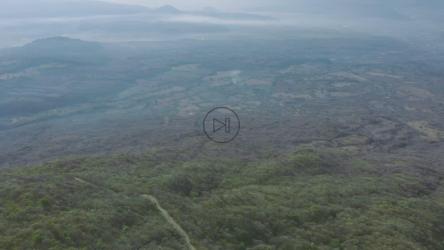 雾霾自然景观的总体鸟瞰图[免费商用]