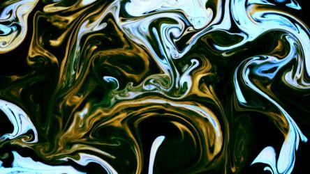 由多色墨水和水制成的梦幻纹理[4K]