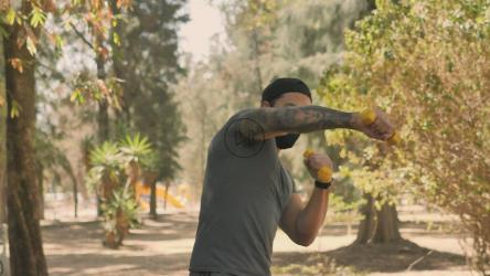 拳击手户外训练[免费商用]