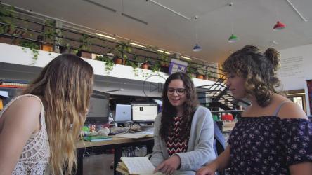 三名妇女开会[免费商用]