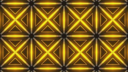 几何霓虹灯表面[4K]