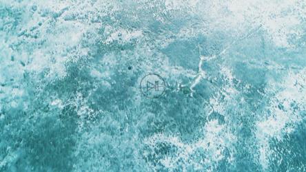 冰冻湖泊的纹理，航拍[4K]