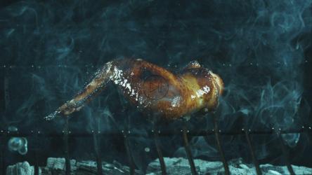 慢动作烧烤鸡翅[]