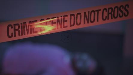 警方在犯罪现场设置路障[免费商用]