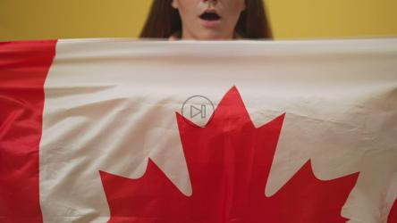 加拿大国旗特写[]