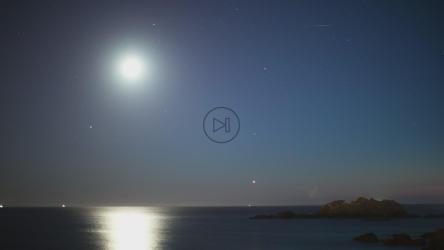 海上的月亮和星星[免费商用]