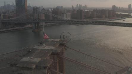 河上的布鲁克林汽车桥[4K]