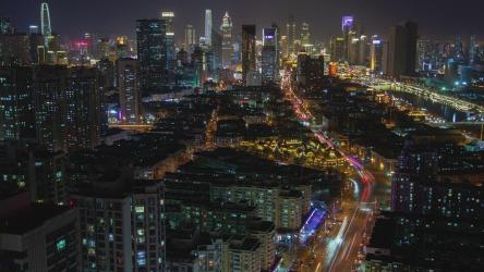 天津城市夜景延时[]