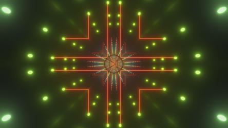 带暖光闪烁的圆形表面[4K]