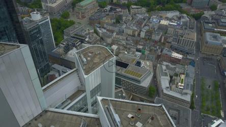 空中游览中的建筑和摩天大楼[4K]