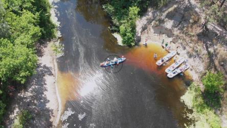 在森林中划皮划艇[4K]