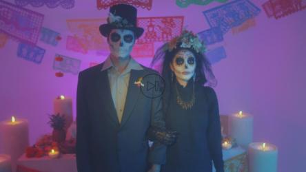 卡特琳和卡特琳夫妇亡灵节服装[免费商用]