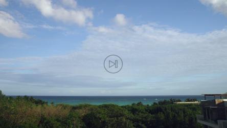 Looking out towards the Caribbean Sea[]