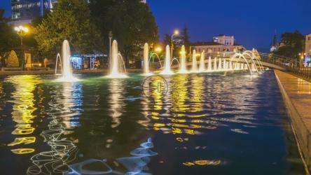 夜间喷泉延时[]