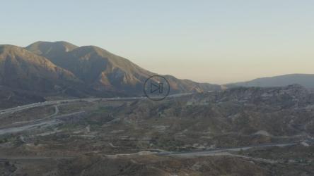 Road at the bottom of the mountains[4K]